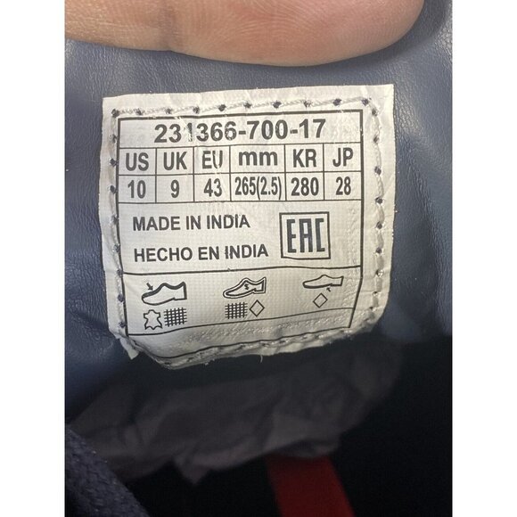 Levis Men's Sheffield Ankle Casual/Work Boots Blue Chambray Suede Lace Up SZ 10 - Picture 10 of 11